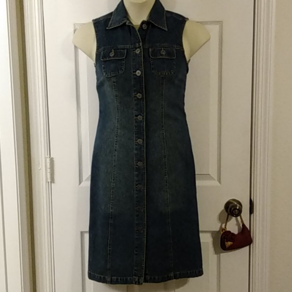 Women's Contrast Jean dress size 3